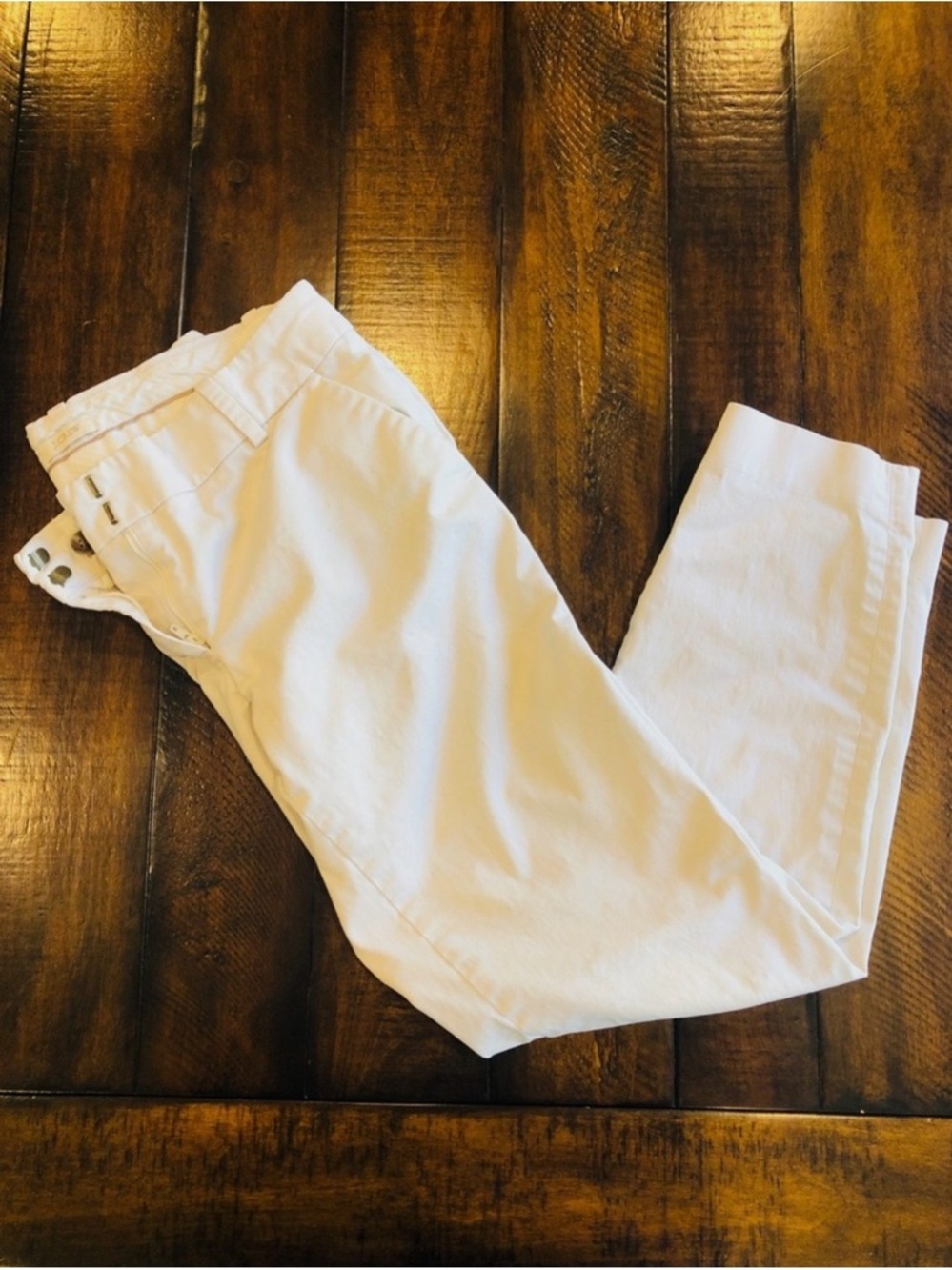 J.Crew White Slim Chino Women size 0 pants
